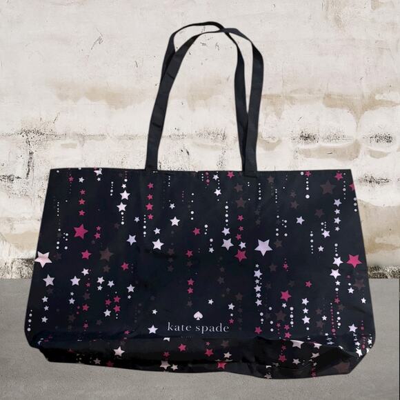 Kate Spade Black and Pink Starry Tote - Picture 3 of 3